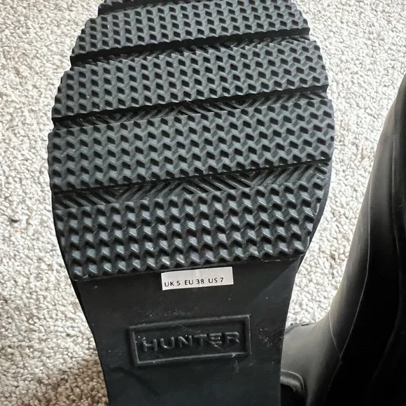 HunterBlock Heel in Black - 7/EU38